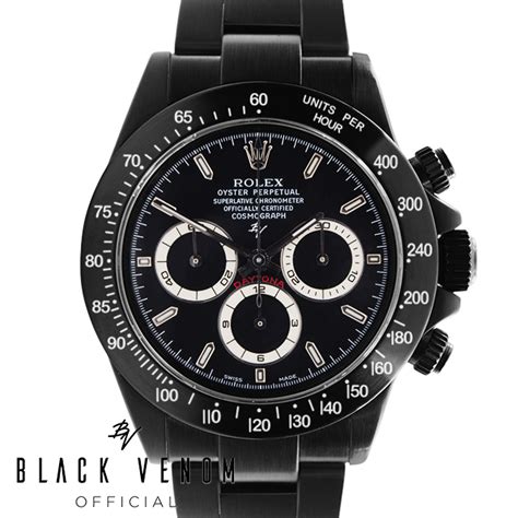 rolex daytona black venom price